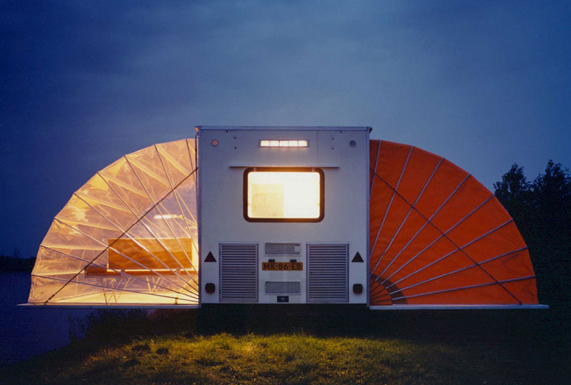 urban camping: creative art tents open in amsterdam
