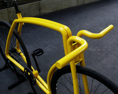 viks: steel tube fixed gear commuter bike