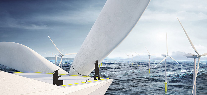 off-shore wind turbine lofts by morphocode