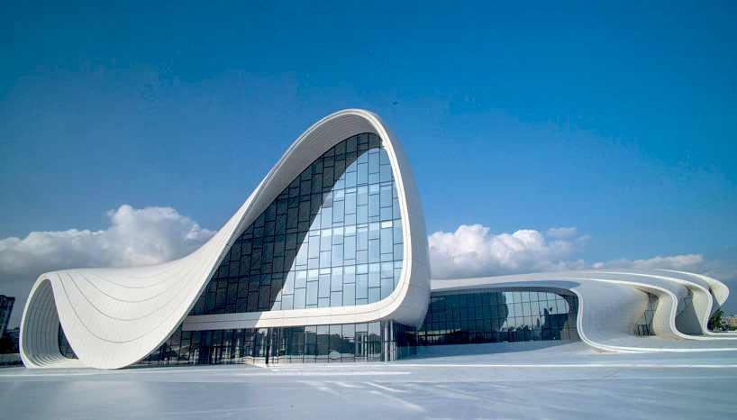 zaha hadid: heydar aliyev cultural center shapes azerbaijan