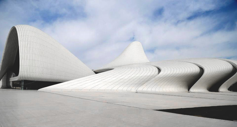 zaha hadid: heydar aliyev cultural center shapes azerbaijan