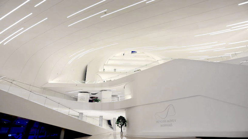 zaha hadid: heydar aliyev cultural center shapes azerbaijan