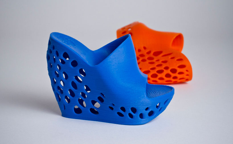cubify's downloadable 3D printed shoes by janne kyttanen