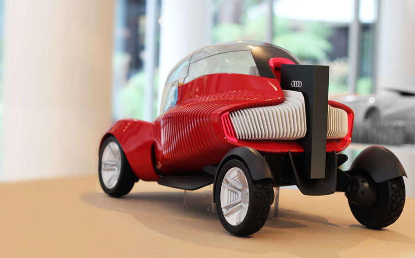 3D printed concept car for AUDI self-assembles itself