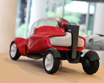 3D printed concept car for AUDI self-assembles itself