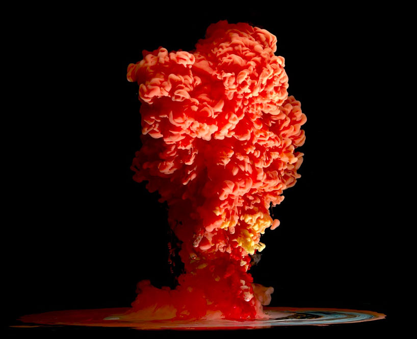 hypnotic underwater paint photography by mark mawson