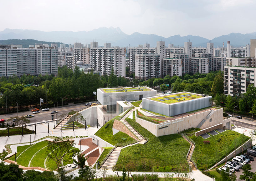 SAMOO visualizes buk seoul museum of art as a cultural hill