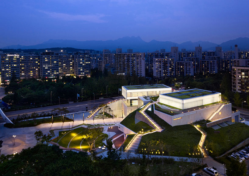 SAMOO visualizes buk seoul museum of art as a cultural hill
