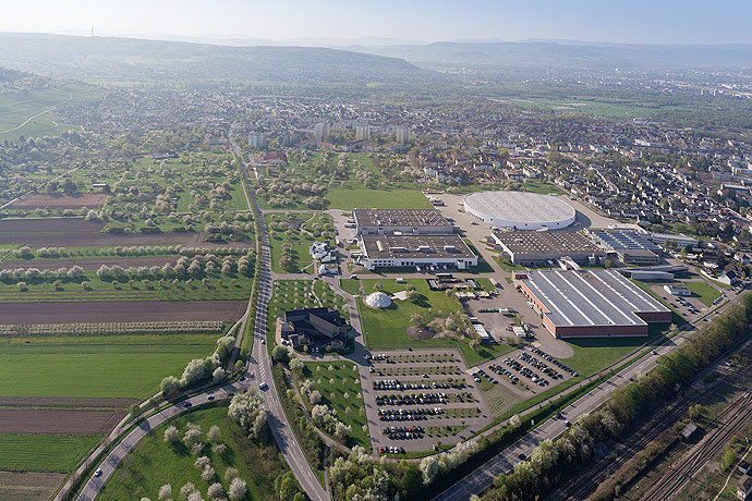 SANAA: vitra campus factory photography by iwan baan