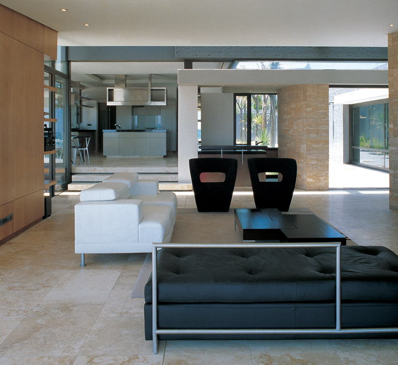 SAOTA's layered melkbos house frames the south african coast