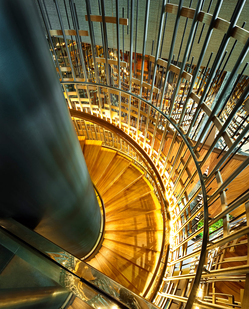 WOHA's parkroyal hotel features curved high rise gardens