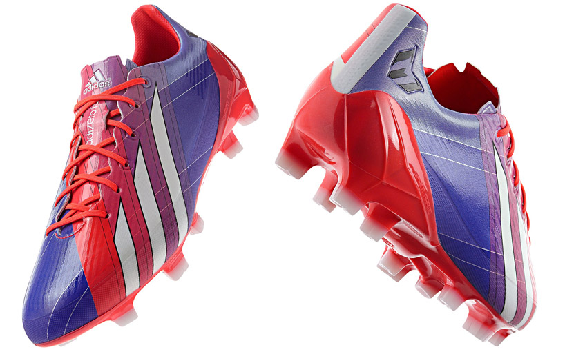 light up the pitch with lionel messi's adidas F50 soccer boots