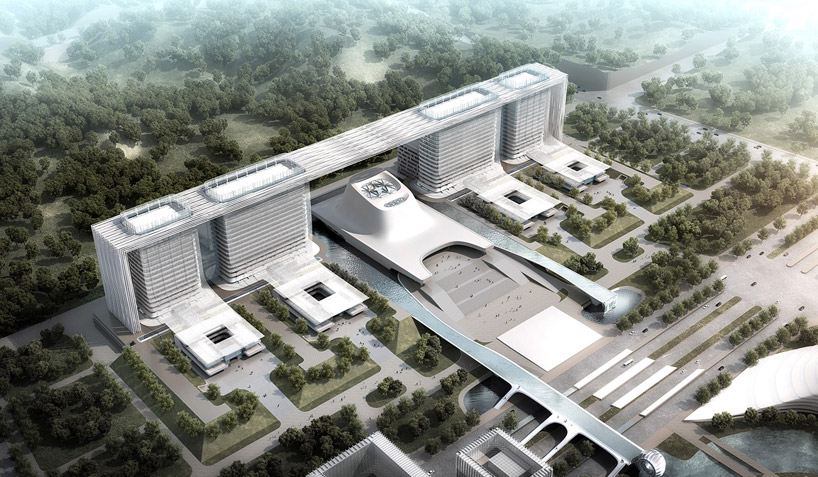amphibianArc forms organic yichang new district masterplan