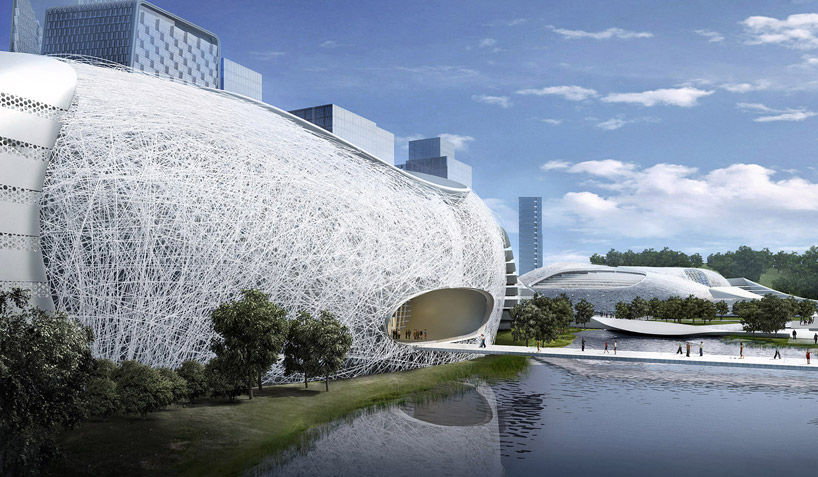 amphibianArc forms organic yichang new district masterplan