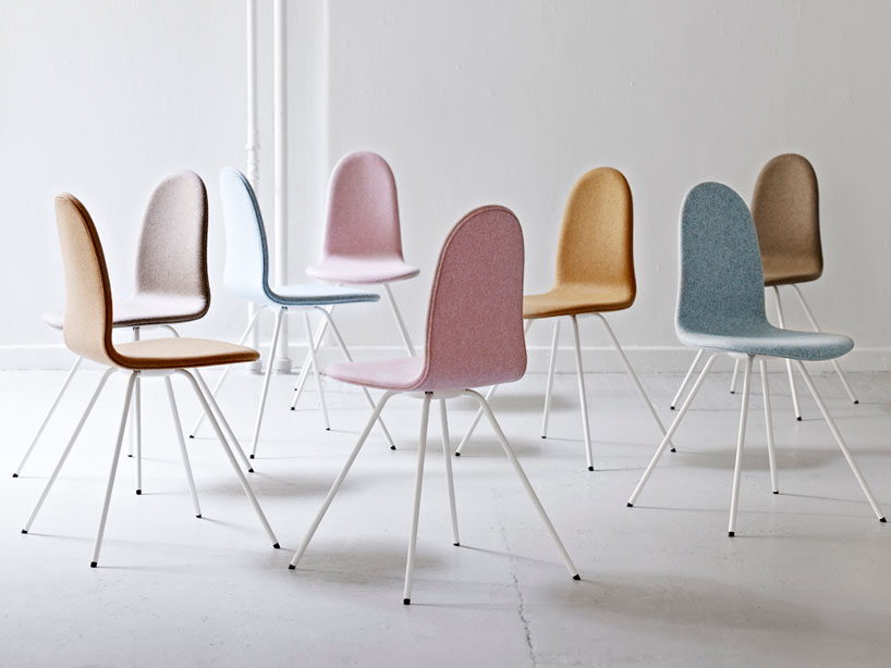 arne jacobsen's tongue chair re-issued by HOWE