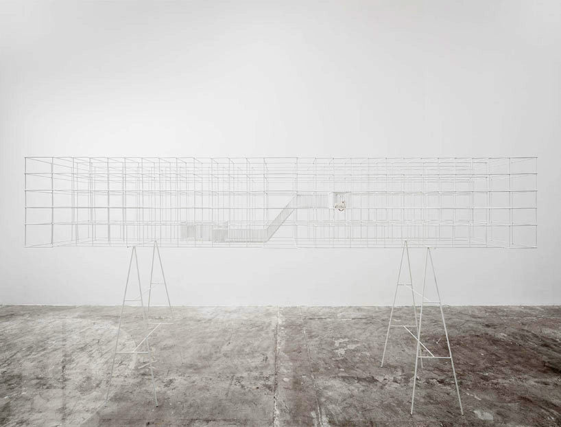 a reinterpreted prison as sculptural mouse cage by bureau A