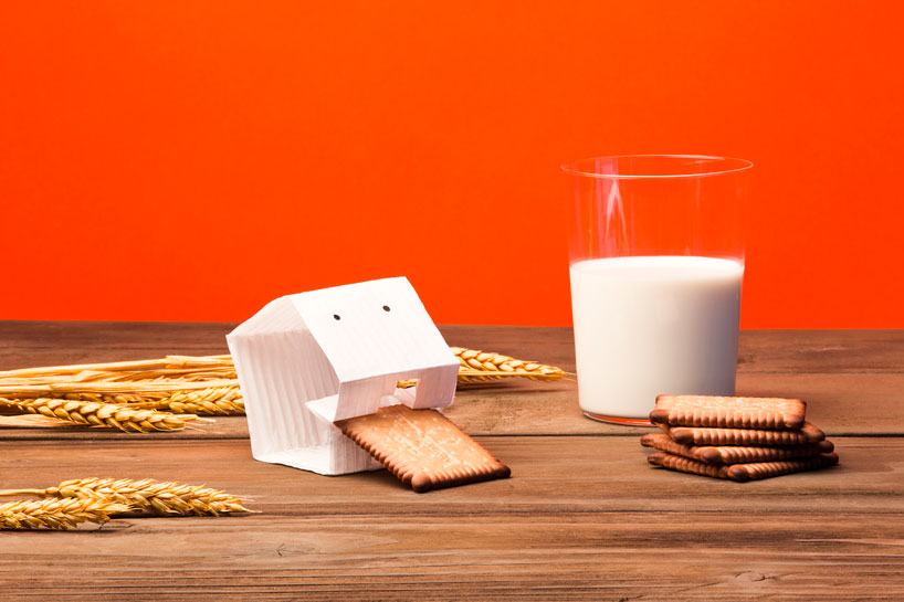 corrugated cookie creatures for LU by matali crasset