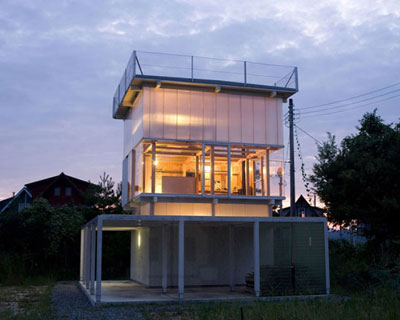 hankyo house: the ultimate lookout cabin by iida archiship studio