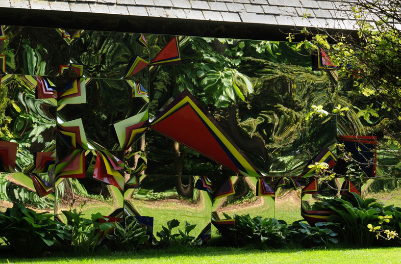 jim lambie's mirrored shed at jupiter artland