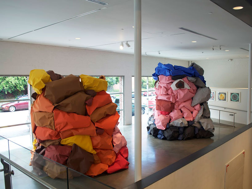 larger-than-life paper busts by jose lerma + hector madera
