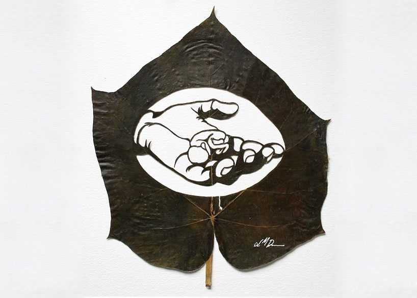 new intricate cut leaf art by lorenzo duran 
