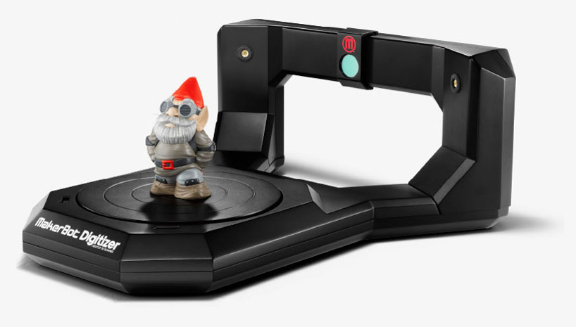 makerbot digitizer desktop 3D scanner shipping mid-october