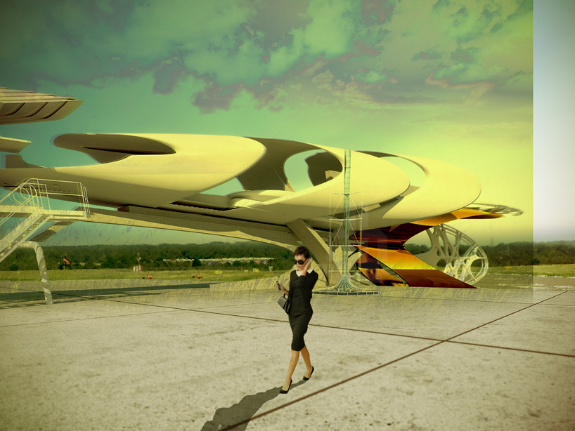 margot krasojevic heat haze hotel rooms jetway hotel designboom margot krasojevic's heat haze rooms form pop-up jetway hotel