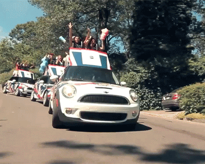 MINI roller coaster turns the street into an amusement park