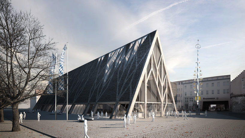 modostudio propose timber-beam museum of bavarian history 