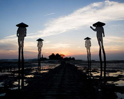 oystermen by marco casagrande soar above a beach in taiwan