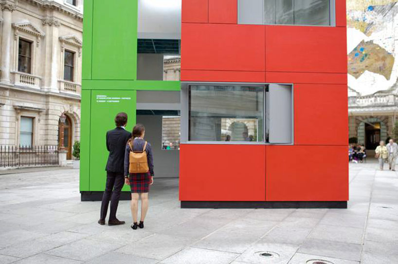 richard rogers builds low-cost houseshell at royal academy