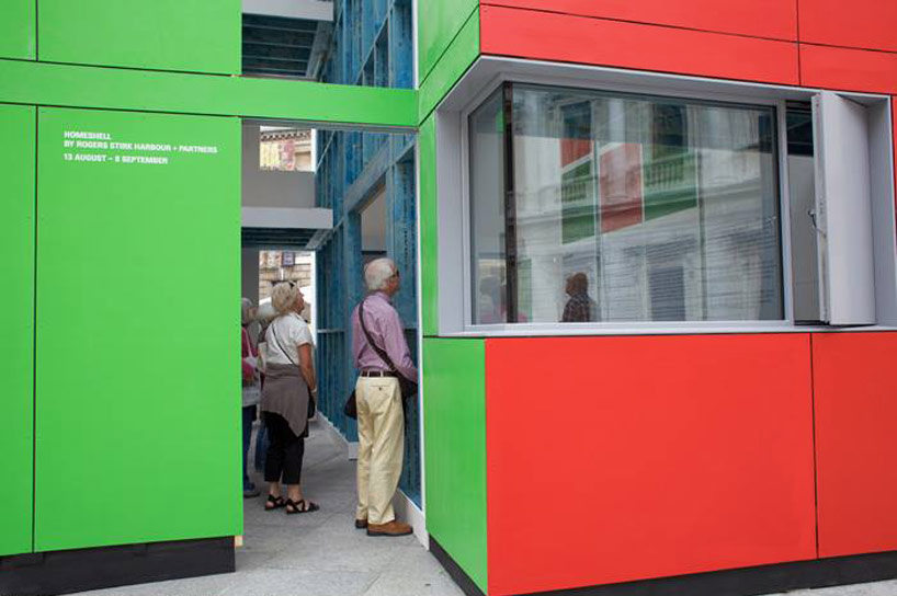richard rogers builds low-cost houseshell at royal academy