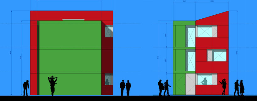 richard rogers builds low-cost houseshell at royal academy