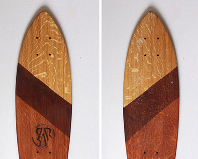 la planche a roues' wooden handcrafted cruiser skateboards