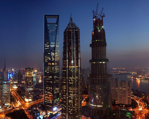 skyscraper news: shanghai tower, vertical skyscraper races, is LEGO the future?
