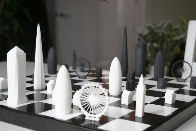 skyline chess set brings london to world's most popular game