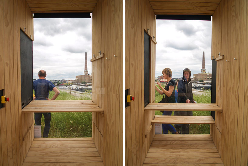 smartkabine flexible container workplace by ruimtewerkers