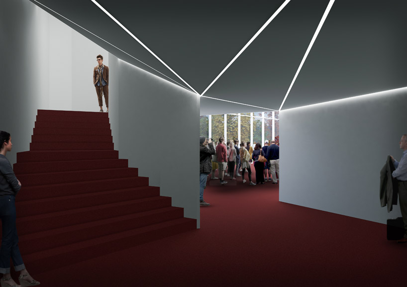 paredes municipal auditorium by spaceworkers on designboom spaceworkers' paredes municipal auditorium proposal