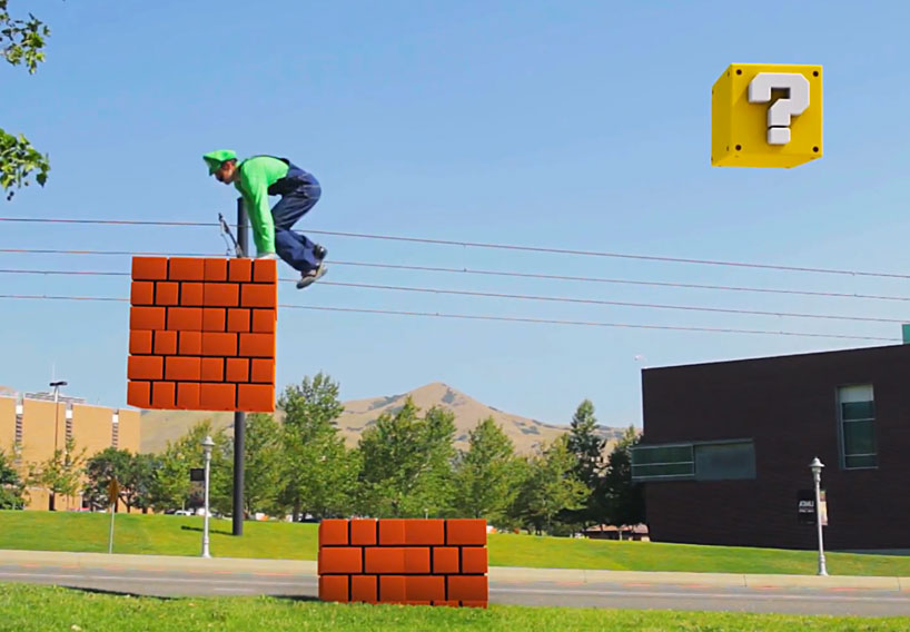 super mario brothers come to life with parkour