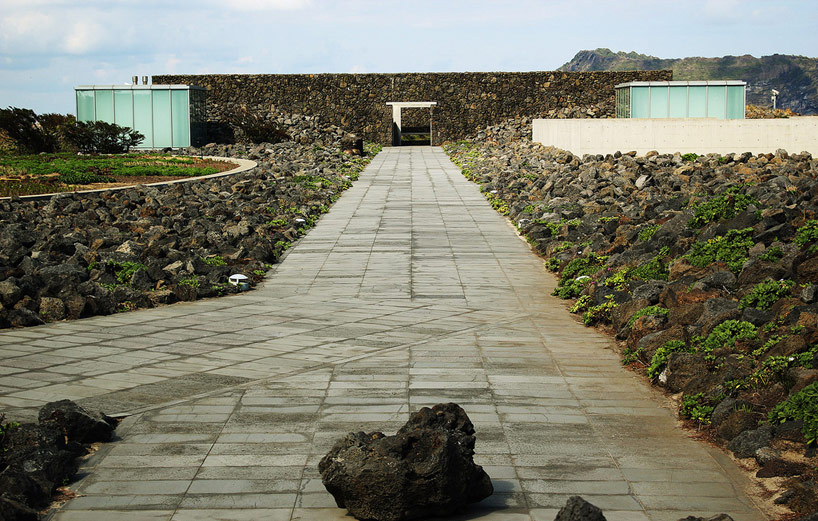 tadao ando designs genius loci and glass house, phoenix island 