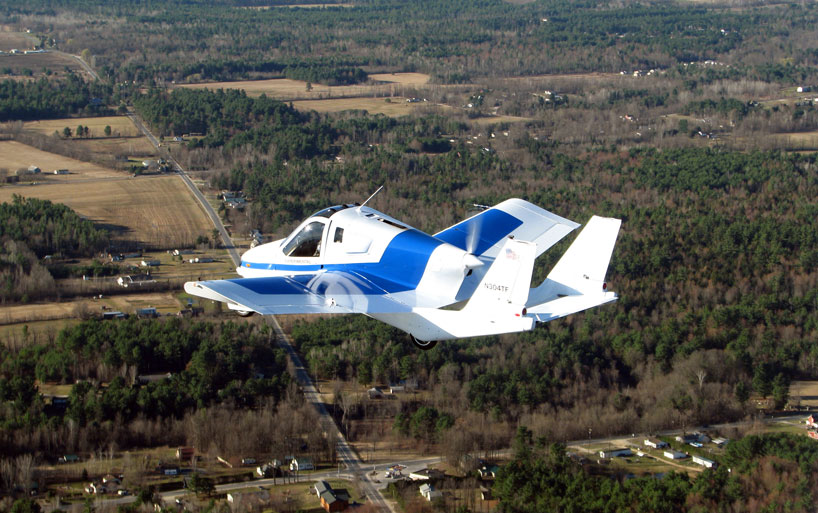 terrafugia transition flying car conducts first public flights