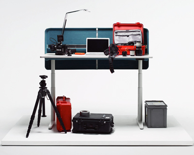 ronan + erwan bouroullec: tyde adjustable tables for vitra