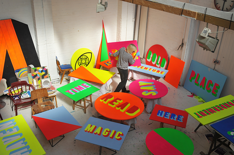 discovery season pavilion by morag myerscough & luke morgan