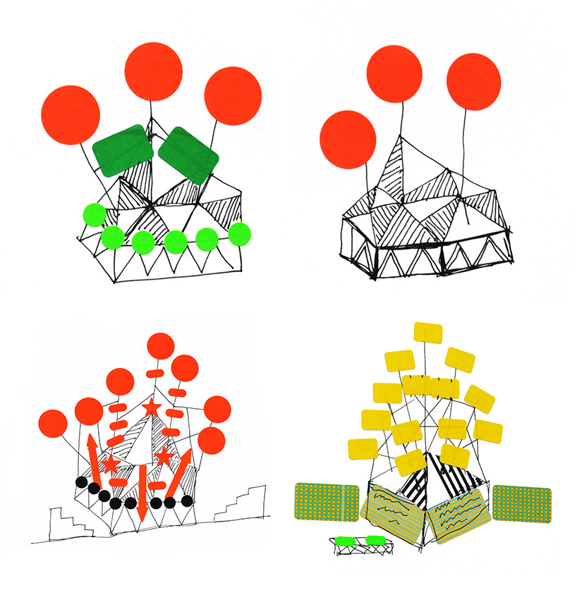 discovery season pavilion by morag myerscough & luke morgan