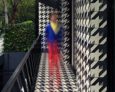ROW studio tiles cuvier 83 building with houndstooth facade