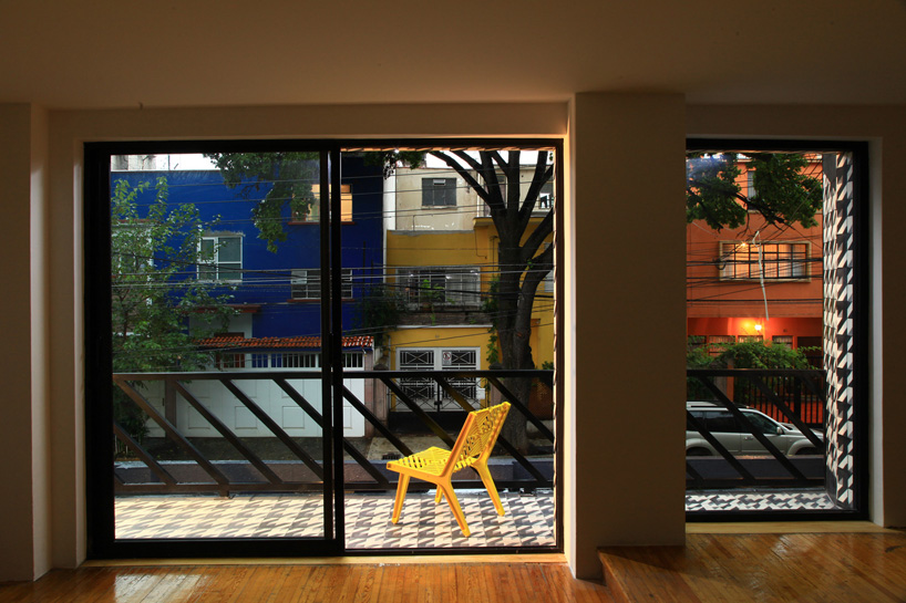 ROW studio tiles cuvier 83 building with houndstooth facade