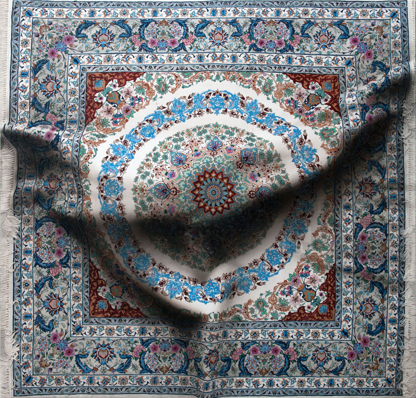 antonio santin: hyper-real paintings of bodies under carpets