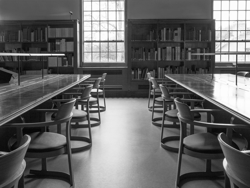 barger osgerby bodleian chair oxford library designboom 