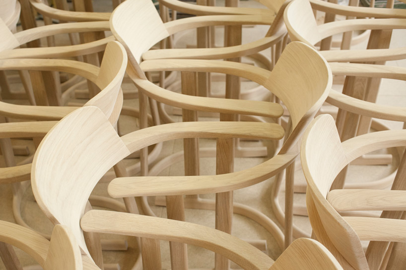 barger osgerby bodleian chair oxford library designboom 