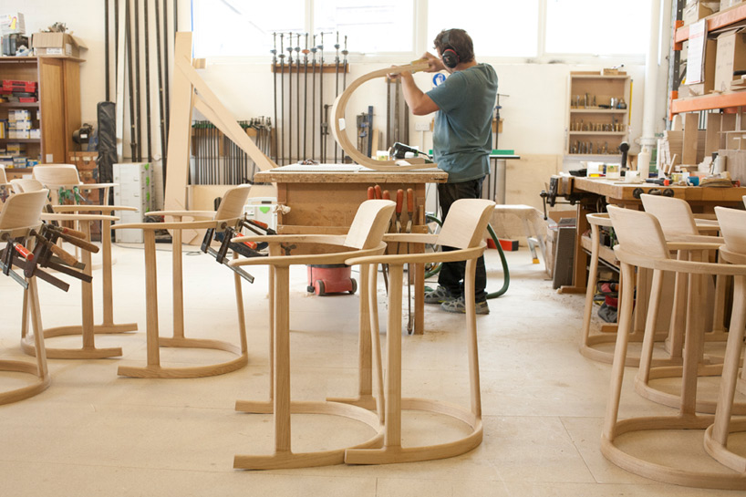 barger osgerby bodleian chair oxford library designboom 